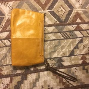 Hobo leather clutch
